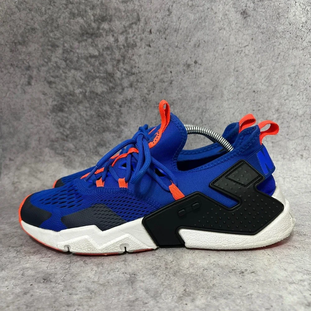 Nike Air Huarache Drift Mens 11 Blue Orange Sneakers AO1133-400 Racer Blue